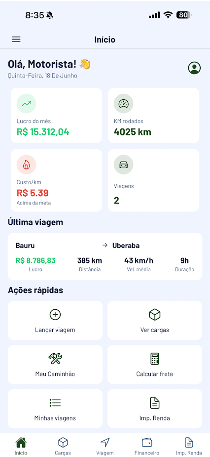 FinTruck app